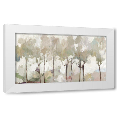 Soft Pastel Forest White Modern Wood Framed Art Print by Pearce, Allison