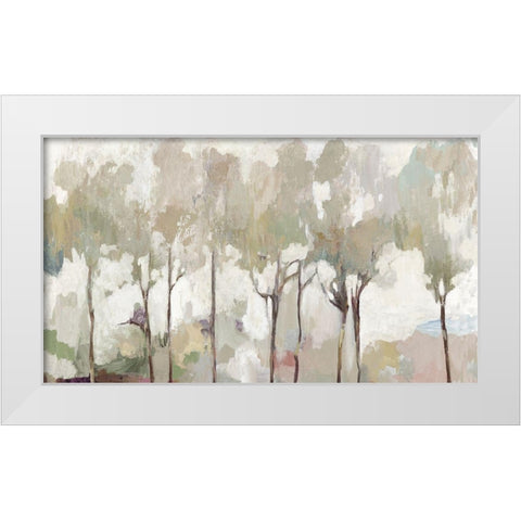 Soft Pastel Forest White Modern Wood Framed Art Print by Pearce, Allison