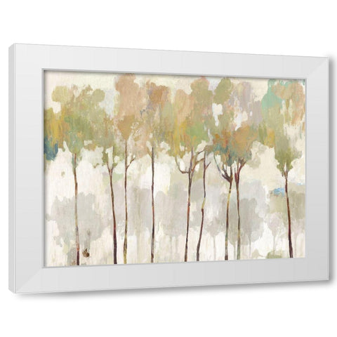 Vanishing Night White Modern Wood Framed Art Print by Pearce, Allison