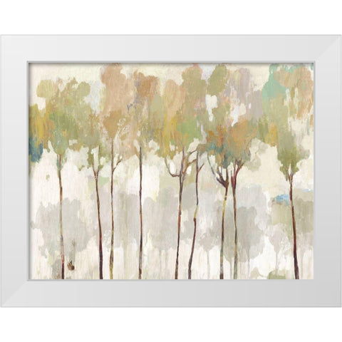 Vanishing Night White Modern Wood Framed Art Print by Pearce, Allison
