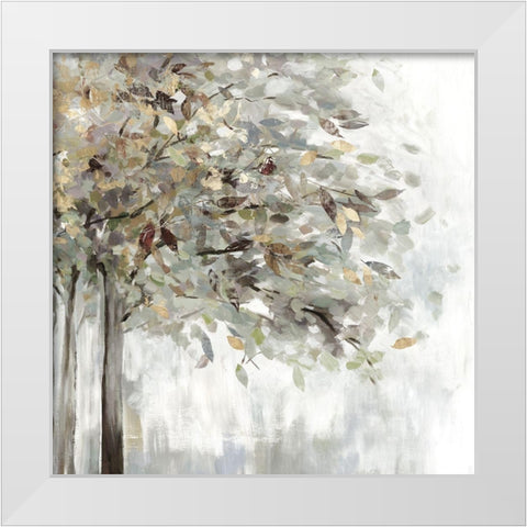 Windblown Neutral White Modern Wood Framed Art Print by Pearce, Allison