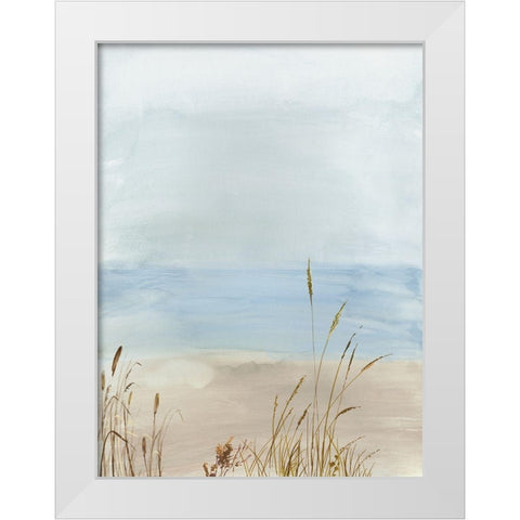 Soft Beach Grass I  White Modern Wood Framed Art Print by Pearce, Allison