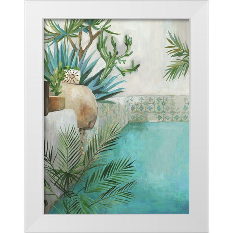 Desert Retreat I  White Modern Wood Framed Art Print by Pearce, Allison