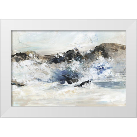 Rush of Nature I  White Modern Wood Framed Art Print by Pearce, Allison