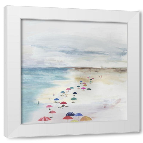 Summer Solitude I  White Modern Wood Framed Art Print by Pearce, Allison