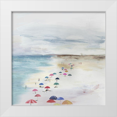 Summer Solitude I  White Modern Wood Framed Art Print by Pearce, Allison