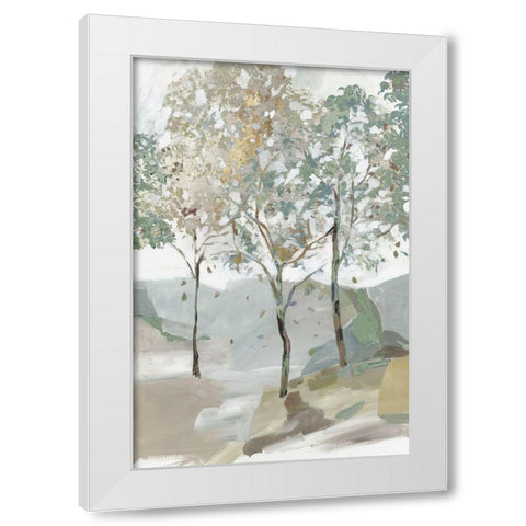 Breezy Landscape II White Modern Wood Framed Art Print by Pearce, Allison