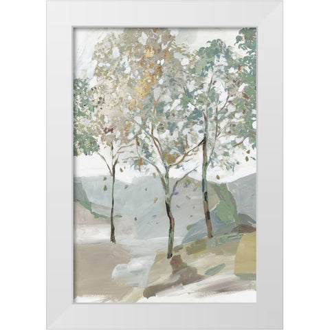 Breezy Landscape II White Modern Wood Framed Art Print by Pearce, Allison