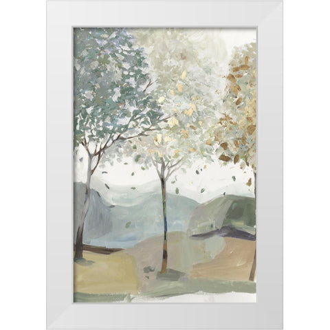 Breezy Landscape III White Modern Wood Framed Art Print by Pearce, Allison