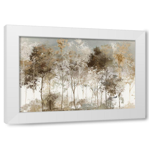 Black Forest  White Modern Wood Framed Art Print by Pearce, Allison