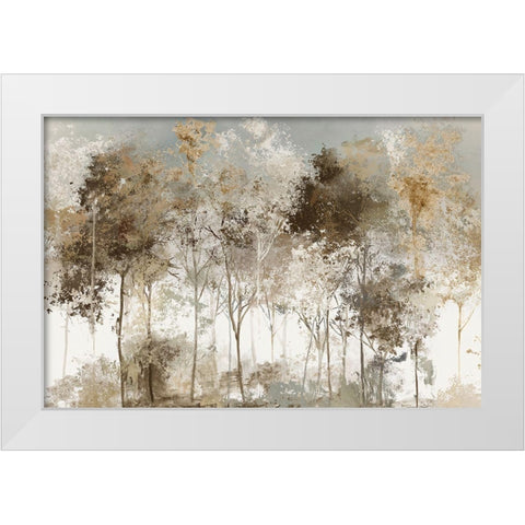 Black Forest  White Modern Wood Framed Art Print by Pearce, Allison