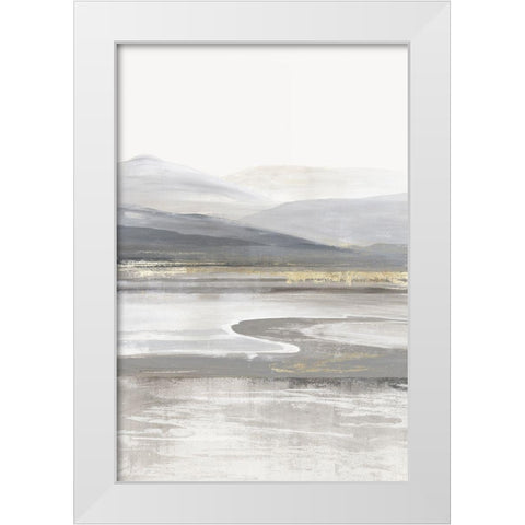 Grey Mountain I  White Modern Wood Framed Art Print by Pearce, Allison