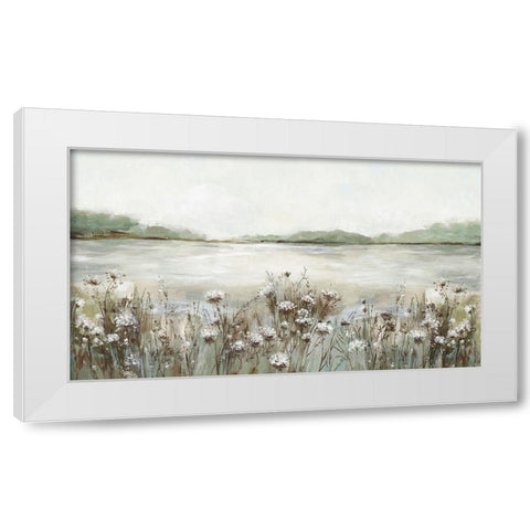 Secret Lake I  White Modern Wood Framed Art Print by Pearce, Allison