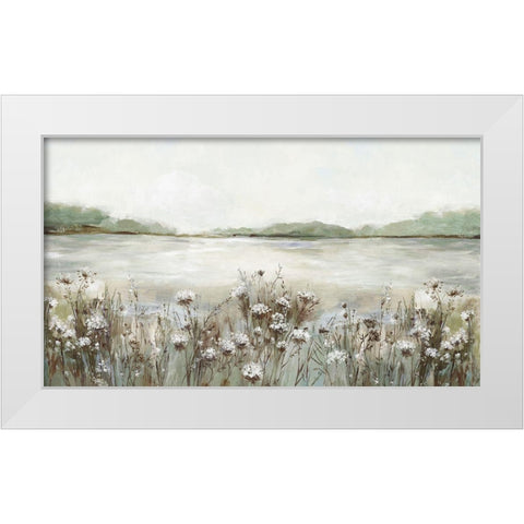 Secret Lake I  White Modern Wood Framed Art Print by Pearce, Allison