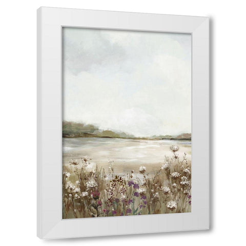 Secret Lake II White Modern Wood Framed Art Print by Pearce, Allison
