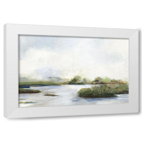 Wetlands  White Modern Wood Framed Art Print by Pearce, Allison