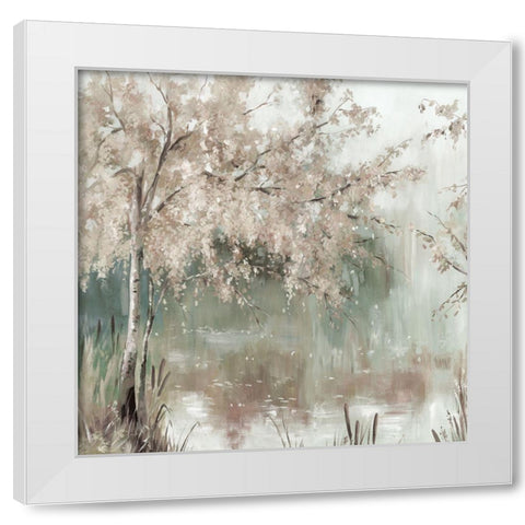 Willow Peace White Modern Wood Framed Art Print by Pearce, Allison
