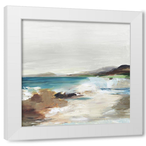 Calm Lake II White Modern Wood Framed Art Print by Pearce, Allison