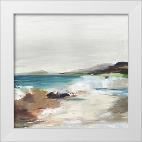 Calm Lake II White Modern Wood Framed Art Print by Pearce, Allison