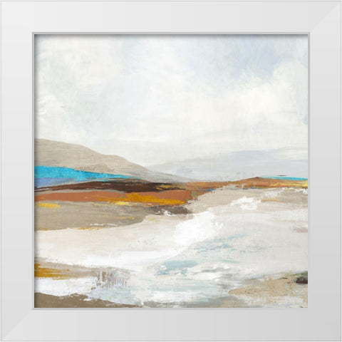 Soft Sea I  White Modern Wood Framed Art Print by Pearce, Allison