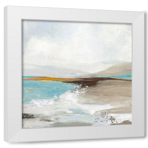 Soft Sea II White Modern Wood Framed Art Print by Pearce, Allison