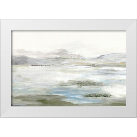 Soft Valley  White Modern Wood Framed Art Print by Pearce, Allison
