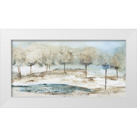 Serene Air  White Modern Wood Framed Art Print by Pearce, Allison
