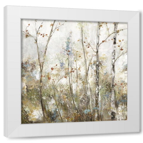 Soft Birch Forest I  White Modern Wood Framed Art Print by Pearce, Allison
