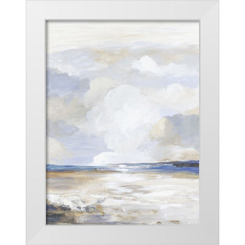 Big Blue Sky White Modern Wood Framed Art Print by Pearce, Allison