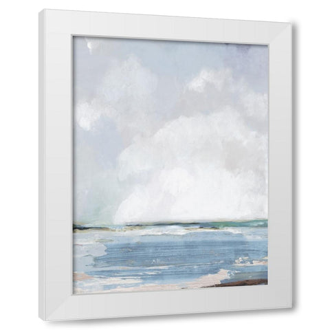 Modern Beach White Modern Wood Framed Art Print by Pearce, Allison