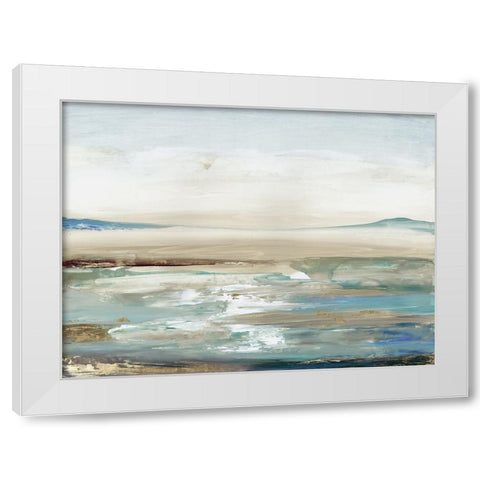 Water Bliss White Modern Wood Framed Art Print by Pearce, Allison