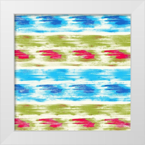 Suzani I White Modern Wood Framed Art Print by PI Galerie
