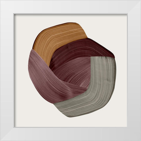 Cortado White Modern Wood Framed Art Print by PI Studio