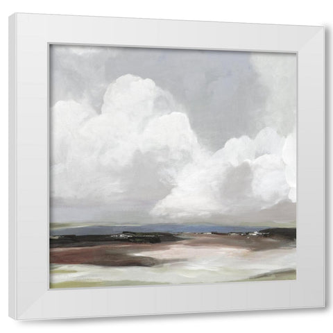 Morning Air  White Modern Wood Framed Art Print by PI Studio