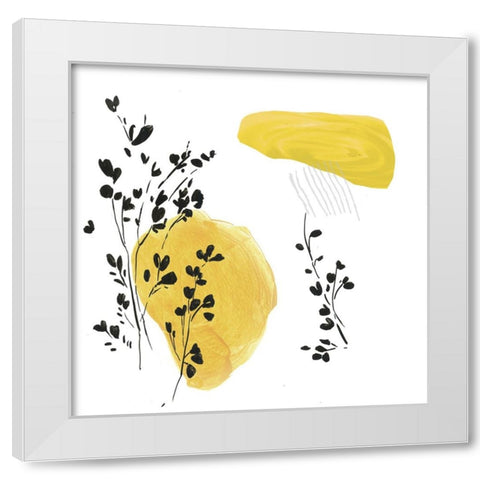Citrus Paradise I  White Modern Wood Framed Art Print by PI Studio