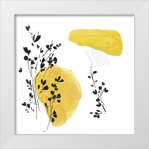 Citrus Paradise I  White Modern Wood Framed Art Print by PI Studio