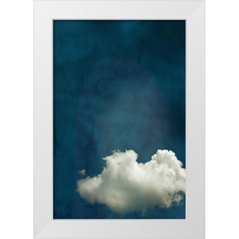 Cloudy Chance I  White Modern Wood Framed Art Print by PI Studio