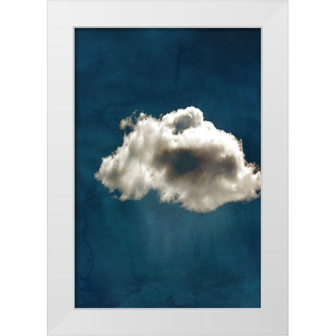 Cloudy Chance II  White Modern Wood Framed Art Print by PI Studio