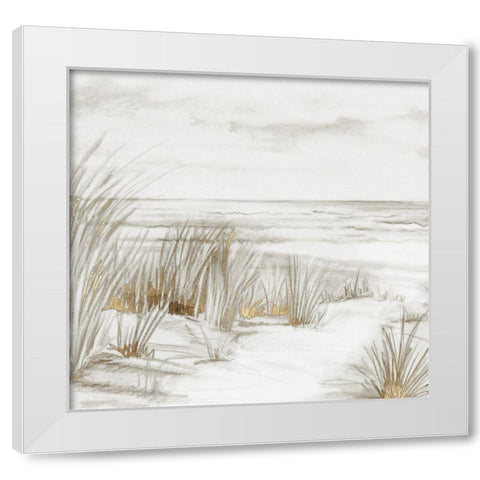 Missing Summer White Modern Wood Framed Art Print by PI Studio