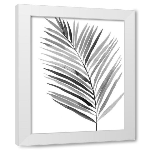 BW Palm IV White Modern Wood Framed Art Print by PI Studio