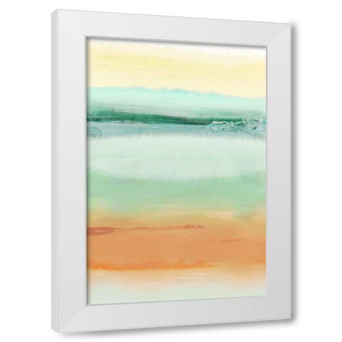 Drawn Out White Modern Wood Framed Art Print by PI Studio