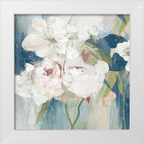 Gladness  White Modern Wood Framed Art Print by PI Studio