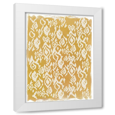 Eclat Pattern  White Modern Wood Framed Art Print by PI Studio