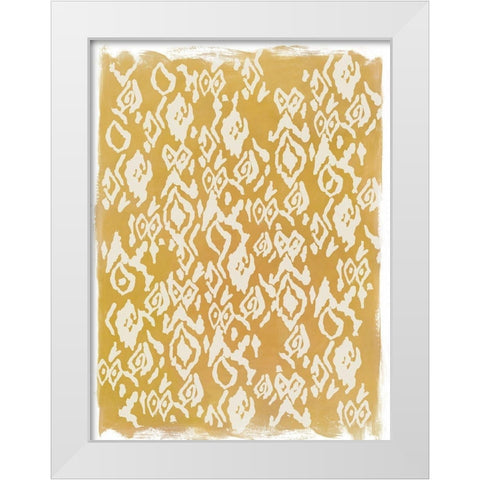 Eclat Pattern  White Modern Wood Framed Art Print by PI Studio