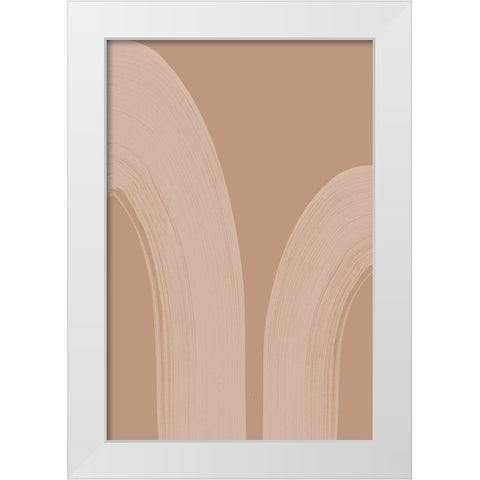 August Night I White Modern Wood Framed Art Print by PI Studio