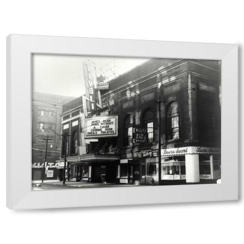 Famous Players White Modern Wood Framed Art Print by PI Collection