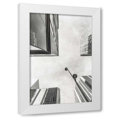 Arc I White Modern Wood Framed Art Print by Cotter, Rick