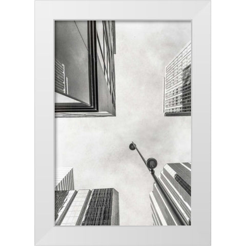 Arc I White Modern Wood Framed Art Print by Cotter, Rick