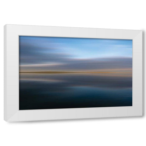A Streak of Copper White Modern Wood Framed Art Print by Reeves, Tom