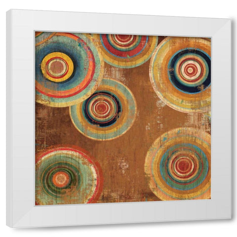 Living Colours II White Modern Wood Framed Art Print by Reeves, Tom